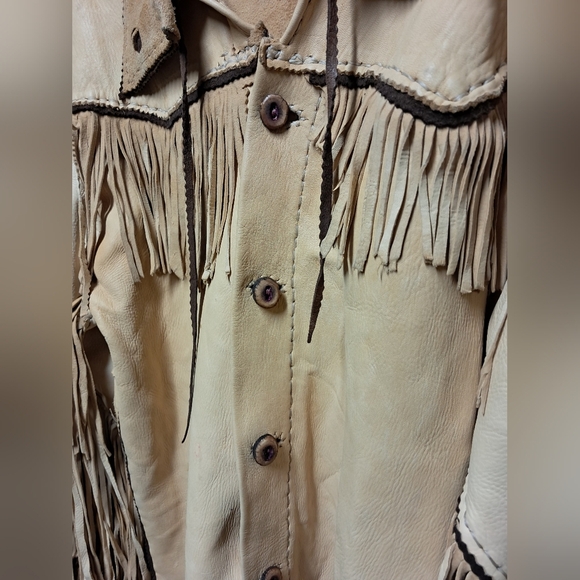 Handcrafted Whitetail Buckskin Suit - Picture 11 of 16